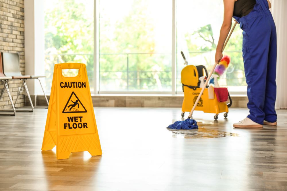 wet floor cleaning