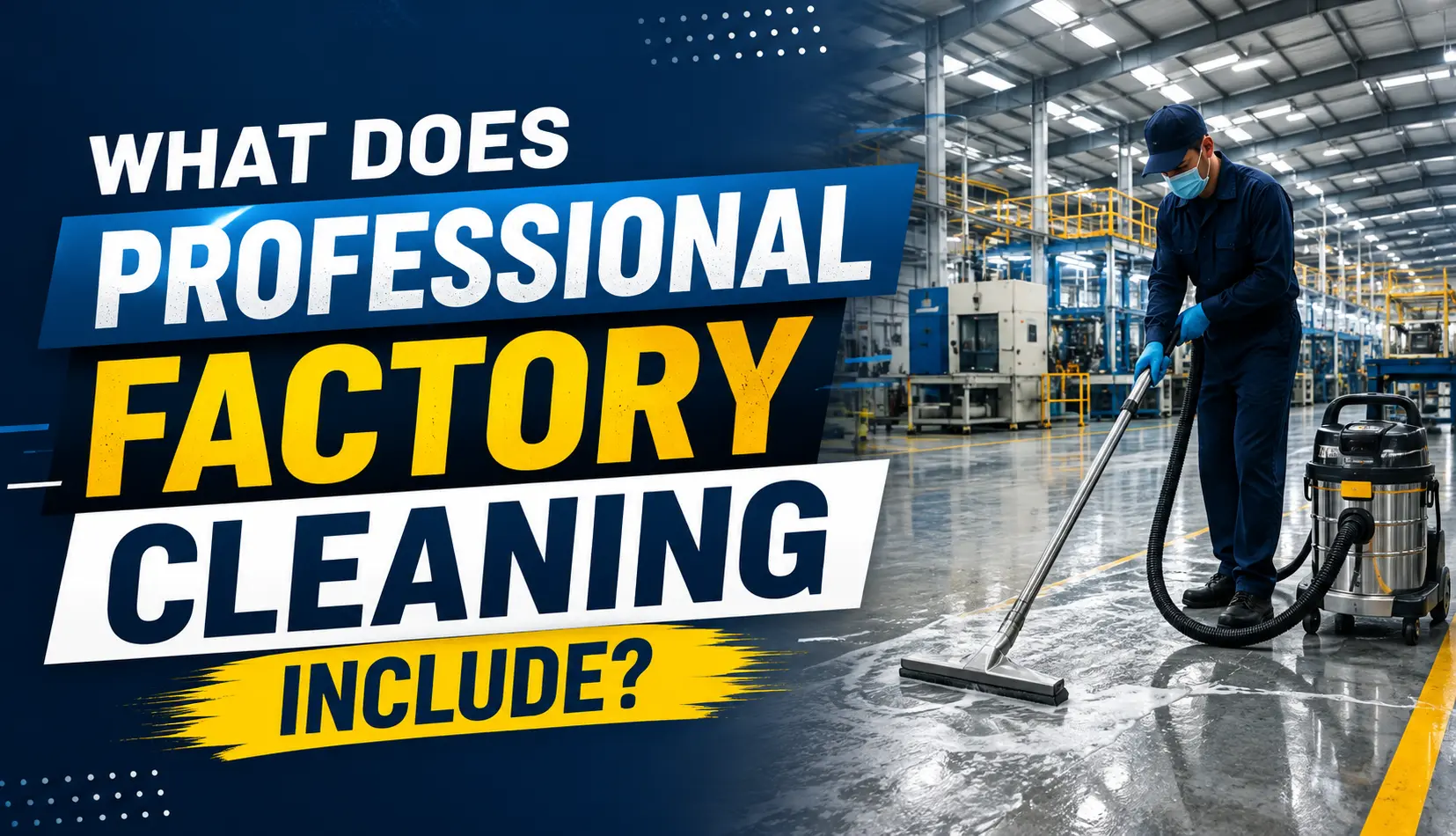 What Does Professional Factory Cleaning Include?