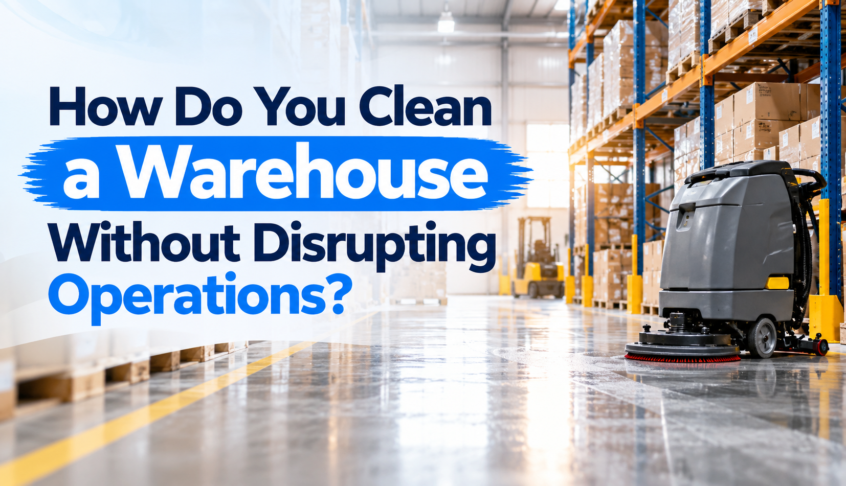 How Do You Clean a Warehouse Without Disrupting Operations?
